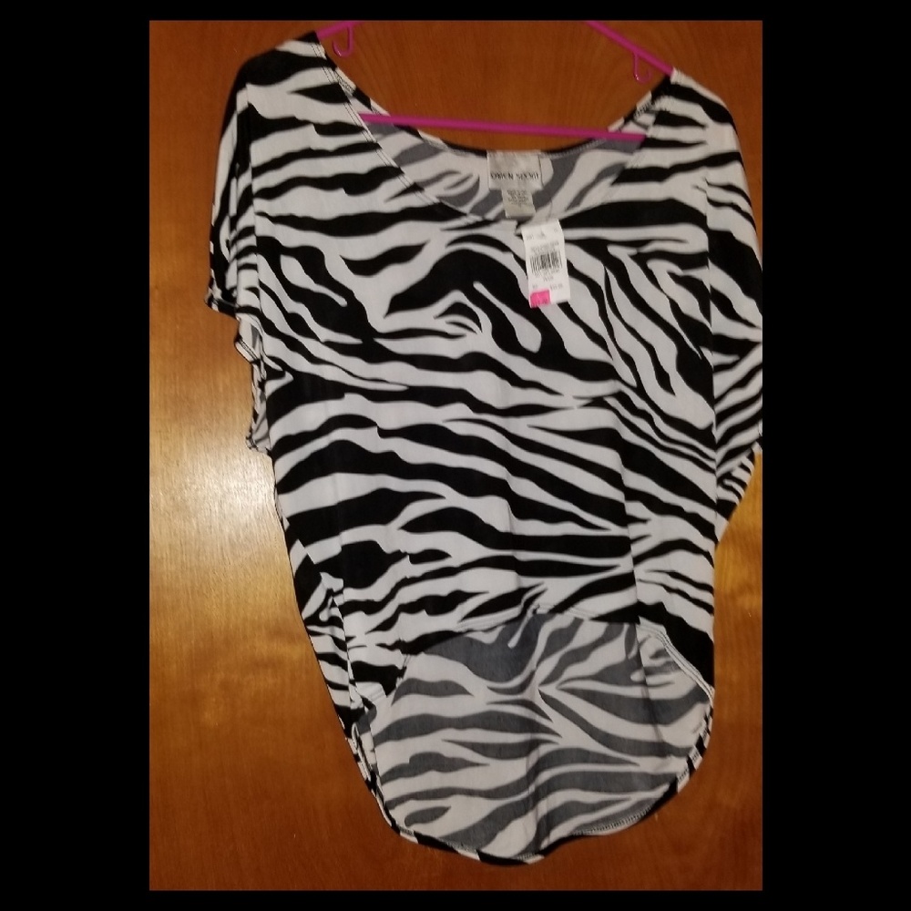 Animal print top